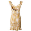 Vestido Vintage De Playa Amarillo