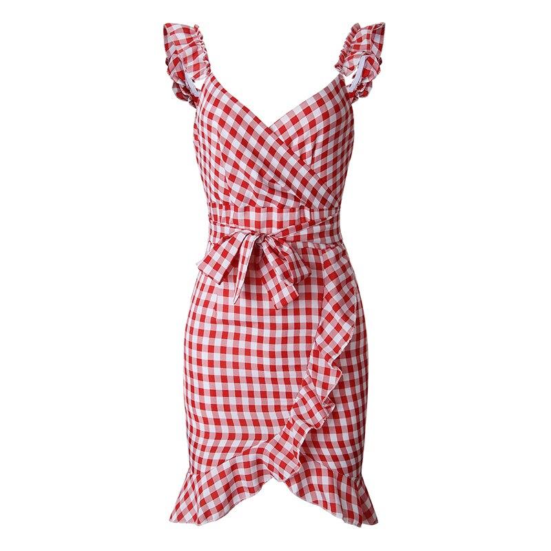 Vestido Vintage De Playa Rojo