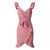 Vestido Vintage De Playa Rojo