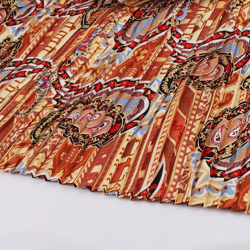 Vestido Vintage Plisado Naranja