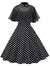 Vestido Vintage De Lunares Con Velo