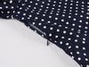 Vestido Vintage A Lunares Azul Marino