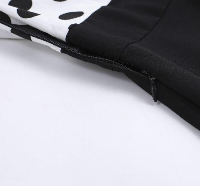 Vestido Vintage Lunares Negro