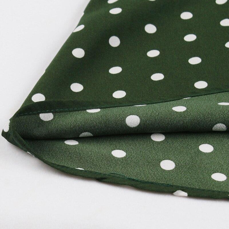 Vestido Vintage De Lunares Verde