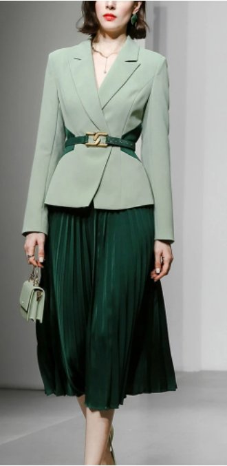 Vestido Vintage Empolvado