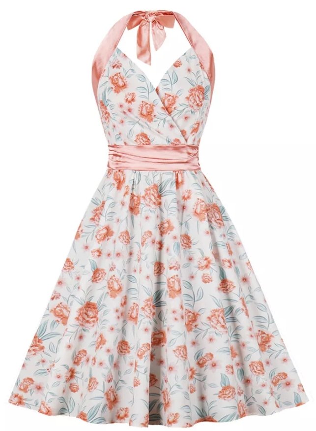 Vestido De Novia Rosa Vintage