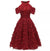 Vestido De Novia Rojo De La Vendimia