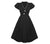 Vestido Preppy Vintage Negro