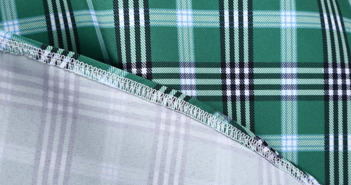 Vestido Vintage Rayas Verdes Y Negras