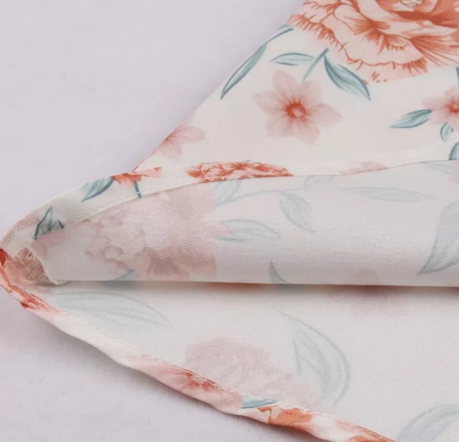 Vestido Rosa De Recepción Vintage