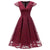Vestido De Recepción Vintage Rojo