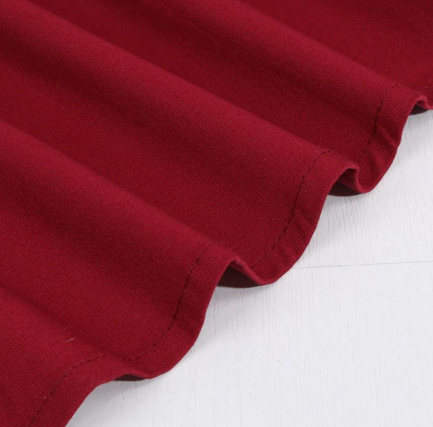 Vestido Vintage 50s Rockabilly Carmín