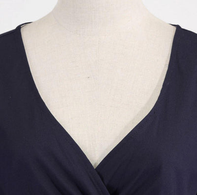 Vestido Rockabilly Vintage 50s Azul Marino