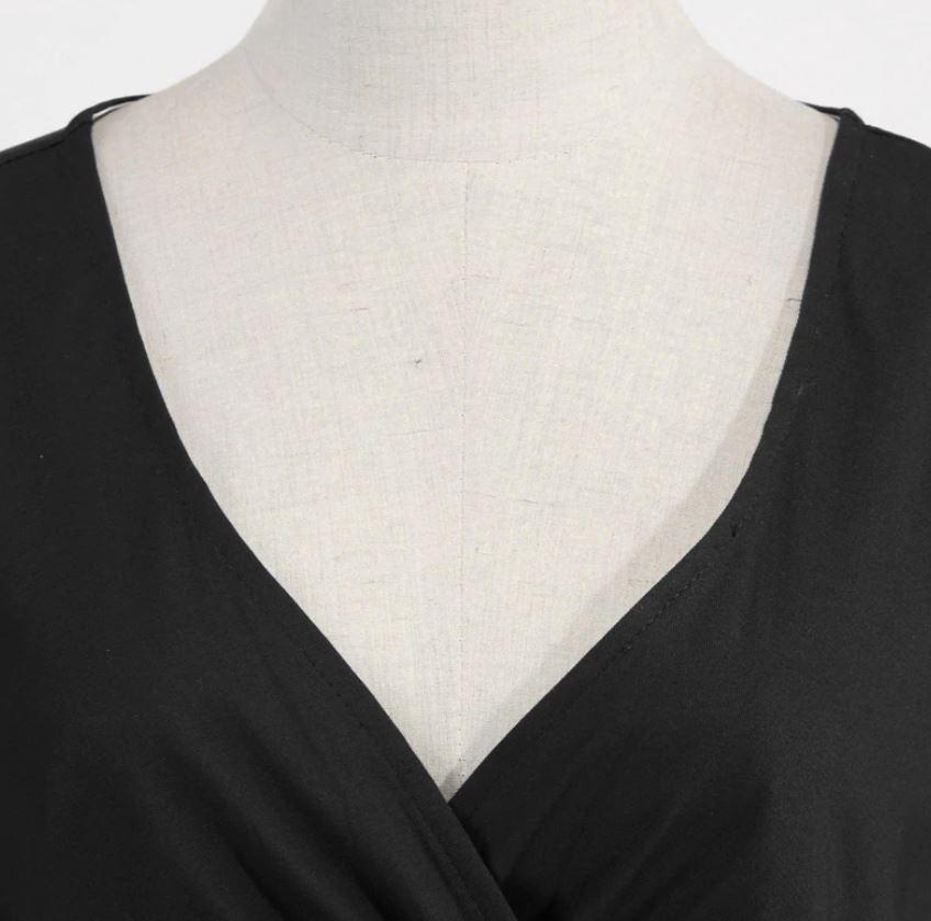 Vestido Rockabilly Vintage 50s Negro