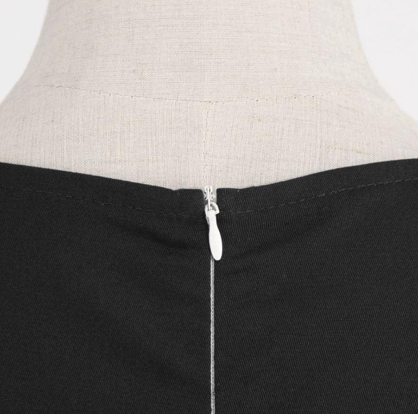 Vestido Rockabilly Vintage 50s Negro