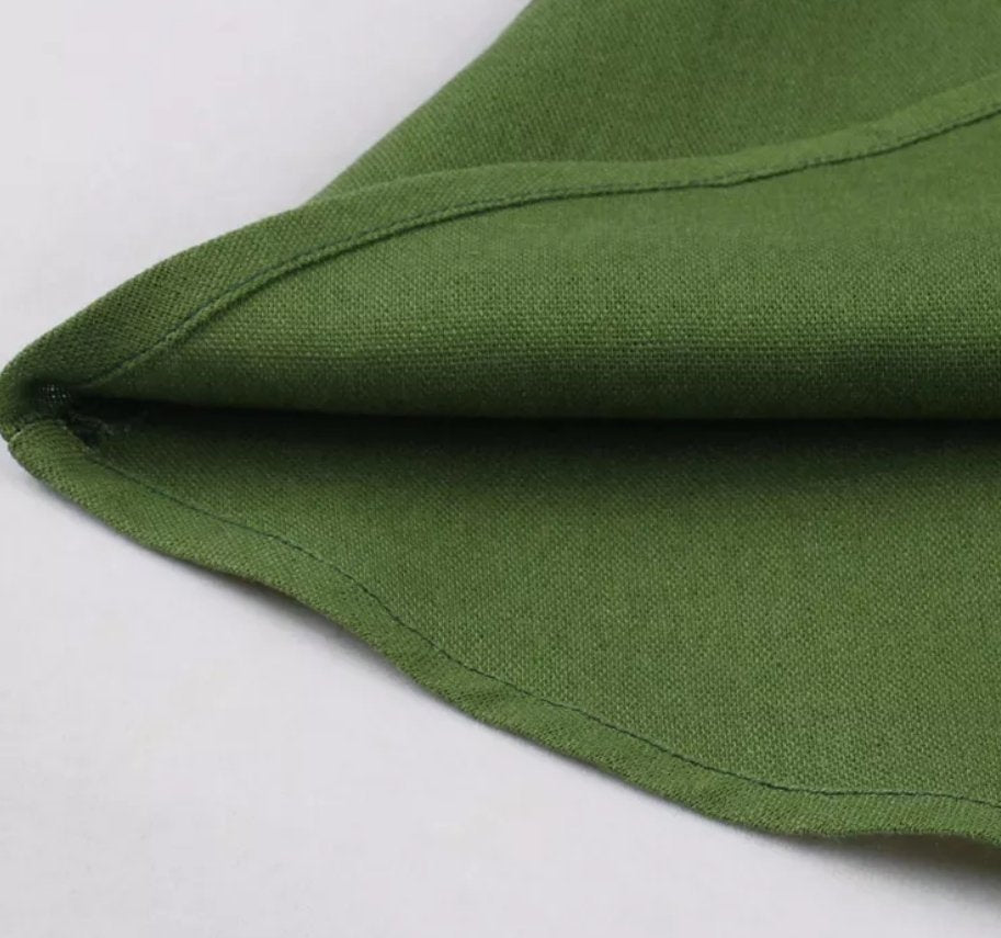 Vestido Rockabilly Vintage 50s Verde