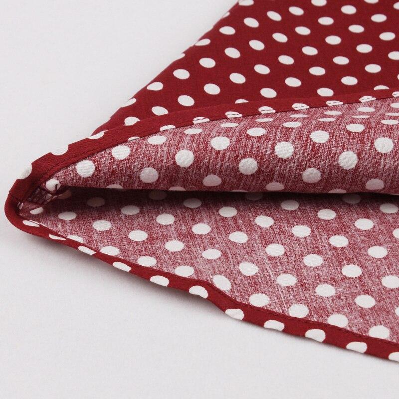 Vestido Rockabilly Vintage Algodón Burdeos