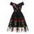 Vestido Vintage Rockabilly Encaje Negro