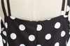Vestido Rockabilly Vintage Lunares Negro