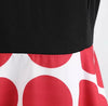 Vestido Rockabilly Vintage Rojo Y Negro