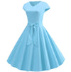 Vestido Vintage Romántico Cielo