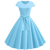 Vestido Vintage Romántico Cielo