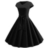 Vestido Vintage Romántico Negro