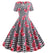 Vestido Vintage Romántico A Cuadros Negro
