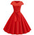 Vestido Vintage Romántico Rojo