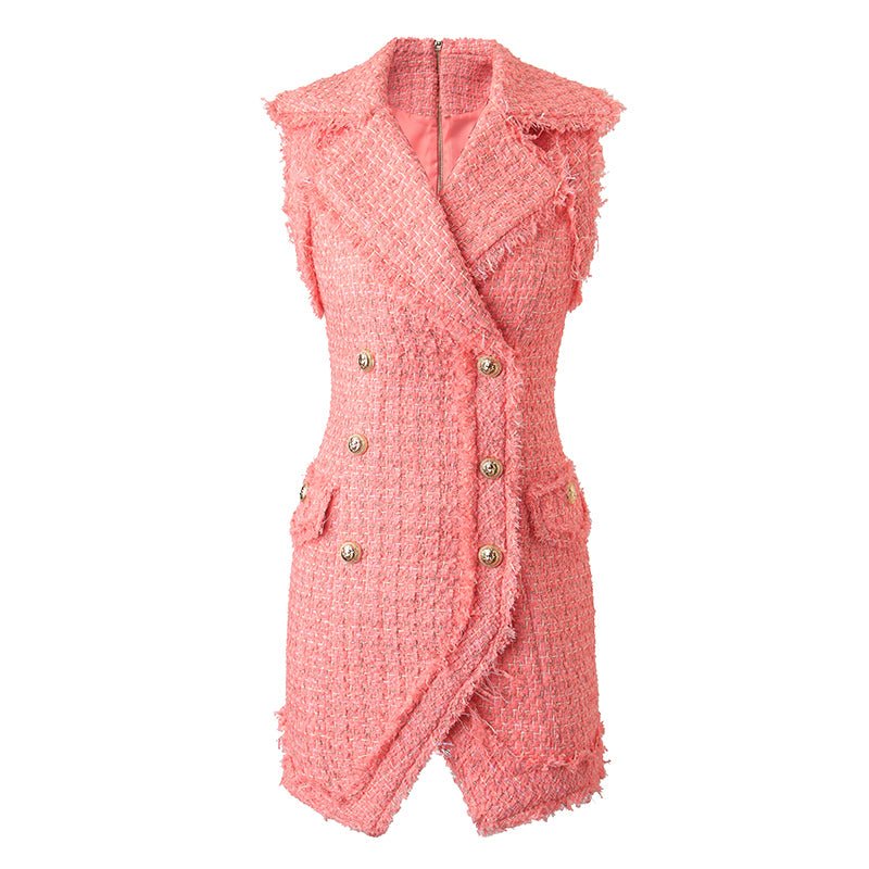 Vestido Vintage Rosa Empolvado