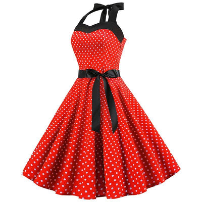 Vestido Rojo De La Vendimia