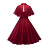 Vestido Vintage Rojo Con Velo