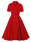 Vestido Liberty Rojo Vintage