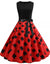 Vestido Vintage Rojo Moderno