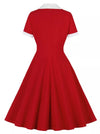 Vestido Vintage Rojo Pasión