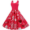 Vestido Vintage Cupido Día De San Valentín