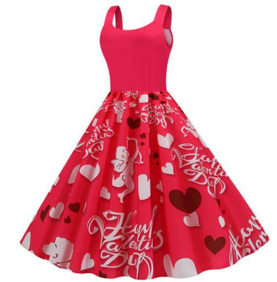 Vestido Vintage Cupido Día De San Valentín
