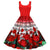 Vestido Vintage San Valentin Rosas