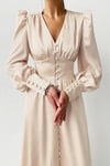 Vestido De Satén De Época