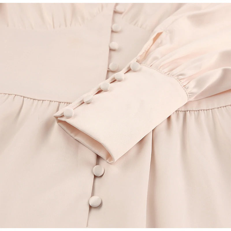 Vestido De Satén De Época