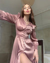 Vestido De Satén De Época