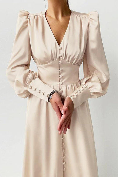 Vestido De Satén De Época