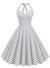 Vestido Vintage Pin Up Sexy Blanco