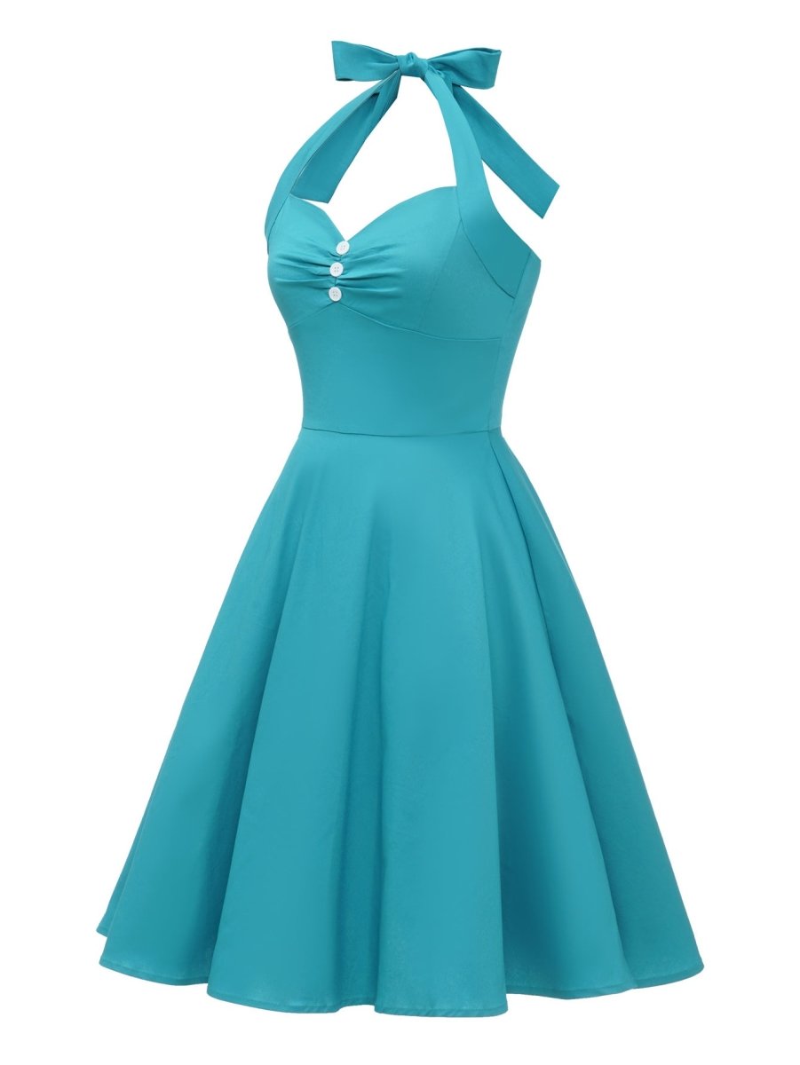 Vestido Vintage Sexy Pin Up Cielo