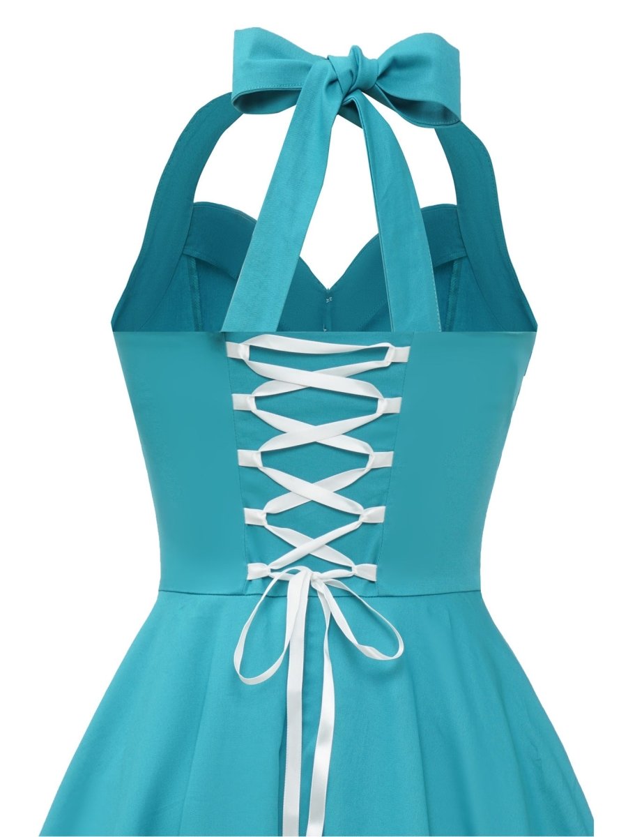 Vestido Vintage Sexy Pin Up Cielo