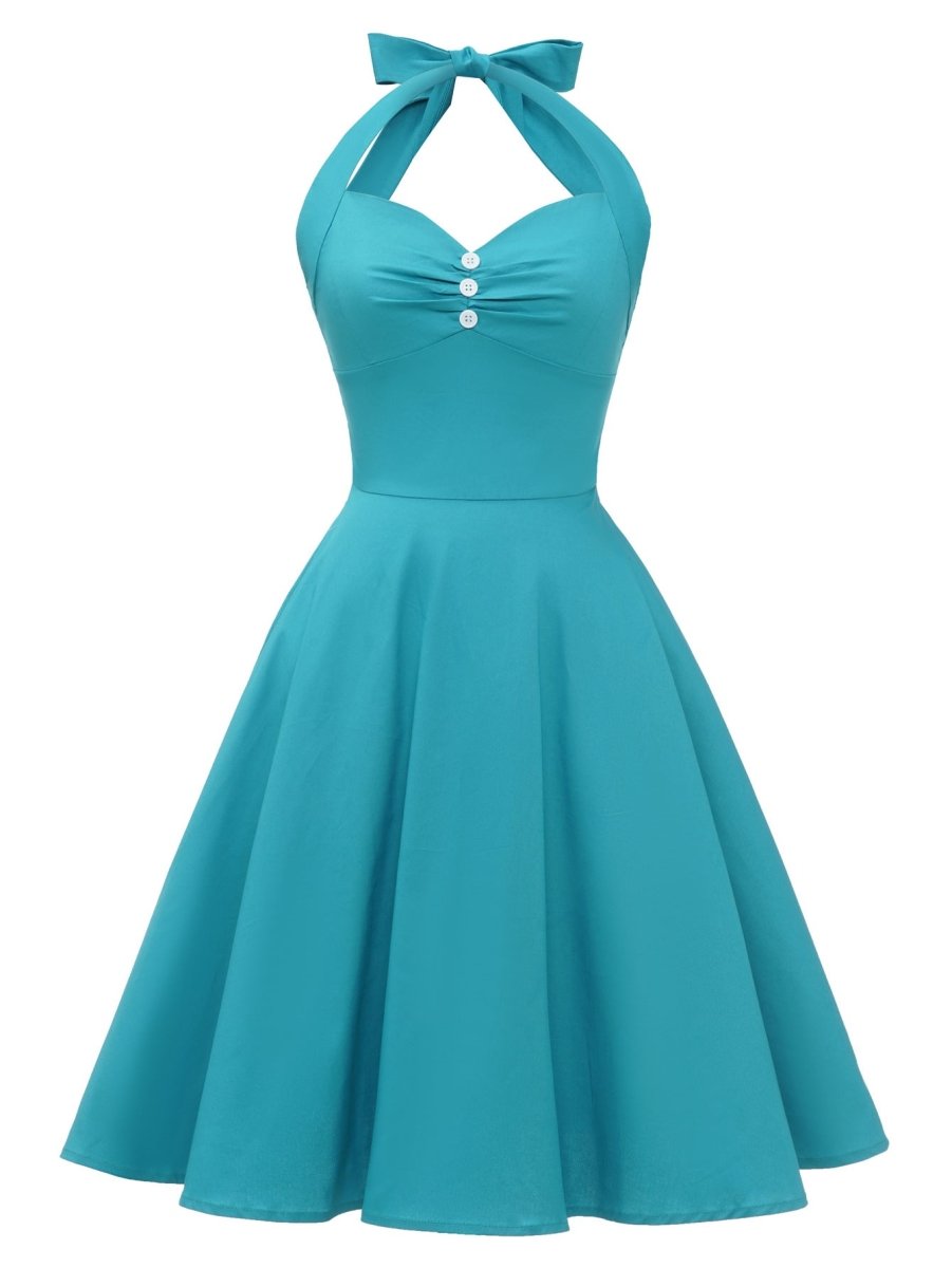 Vestido Vintage Sexy Pin Up Cielo