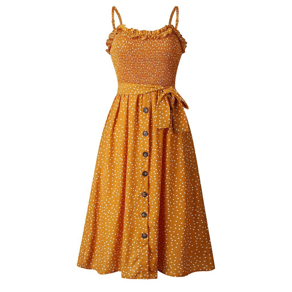 Vestido Vintage Sixties Amarillo