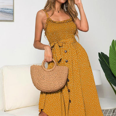 Vestido Vintage Sixties Amarillo