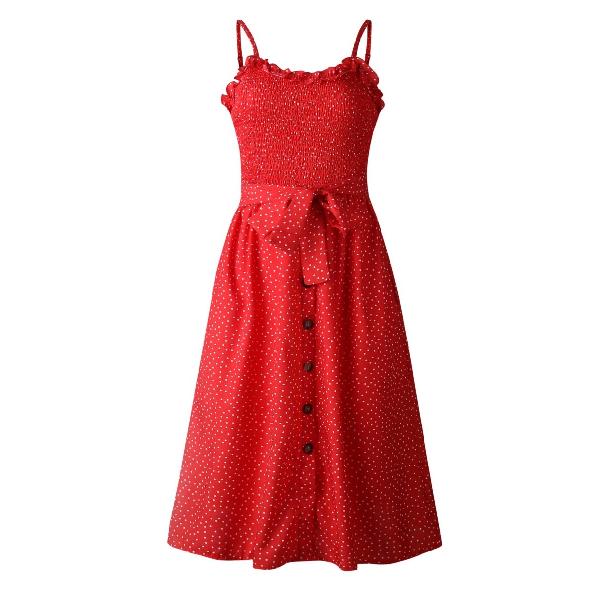 Vestido Rojo Vintage Sesenta