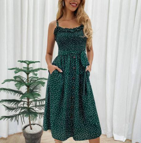 Vestido Vintage Sixties Verde